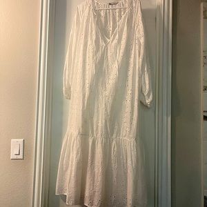 Cotton maxi dress from zara